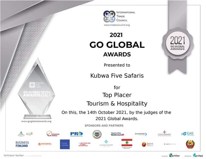 Tourism & Hospitality Go Global Awards 2021