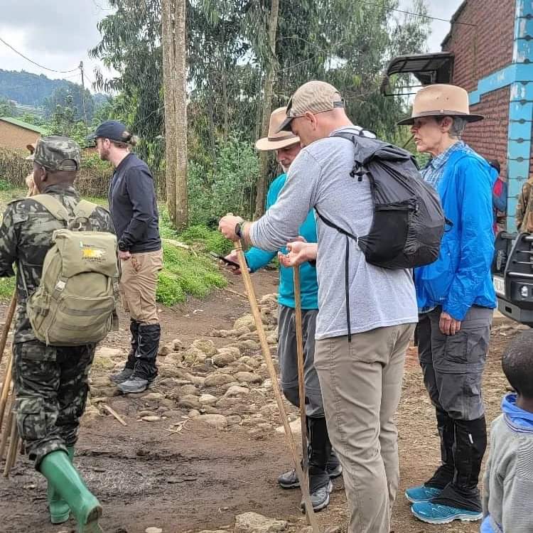 Gorilla trekking in Volcanoes National Park, Rwanda